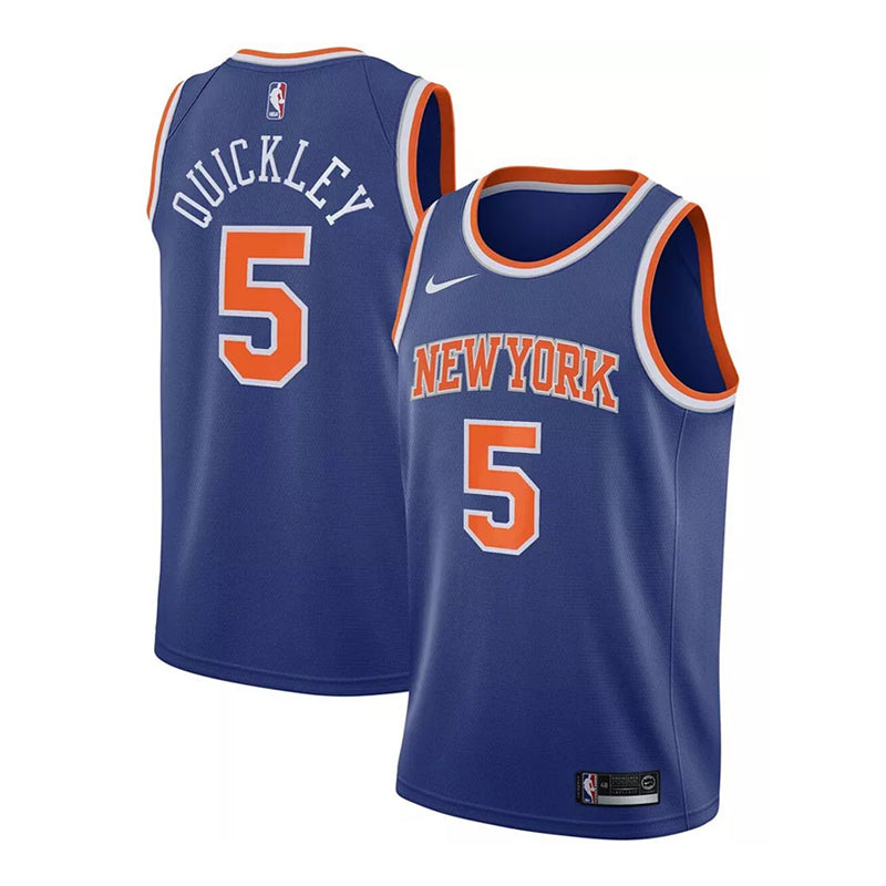 Youth New York Knicks Immanuel Quickley Icon Edition Jersey - Blue