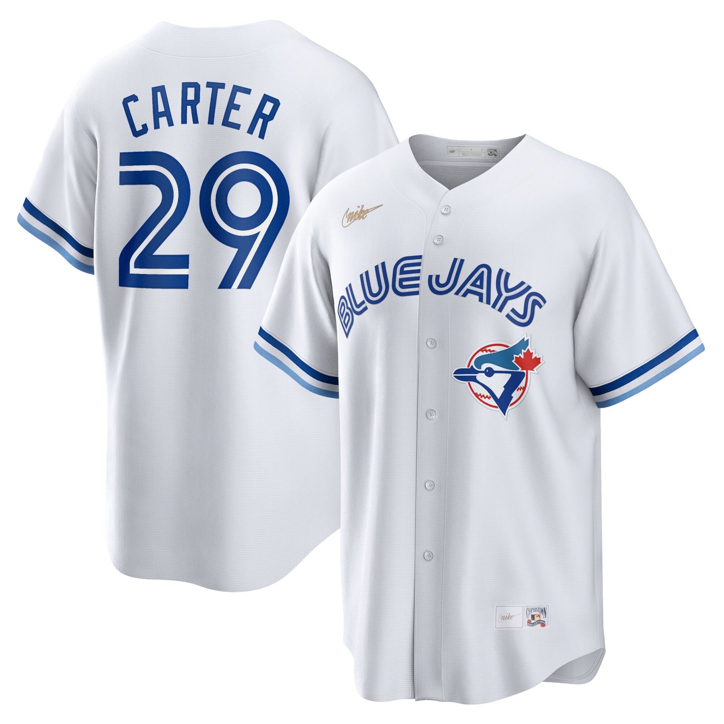 Joe Carter Toronto Blue Jays Nike Home Cooperstown Collection Player Jersey - White