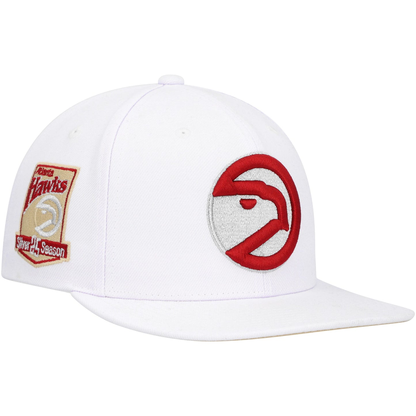 Atlanta Hawks Mitchell & Ness Hardwood Classics SOUL Snapback Hat - White