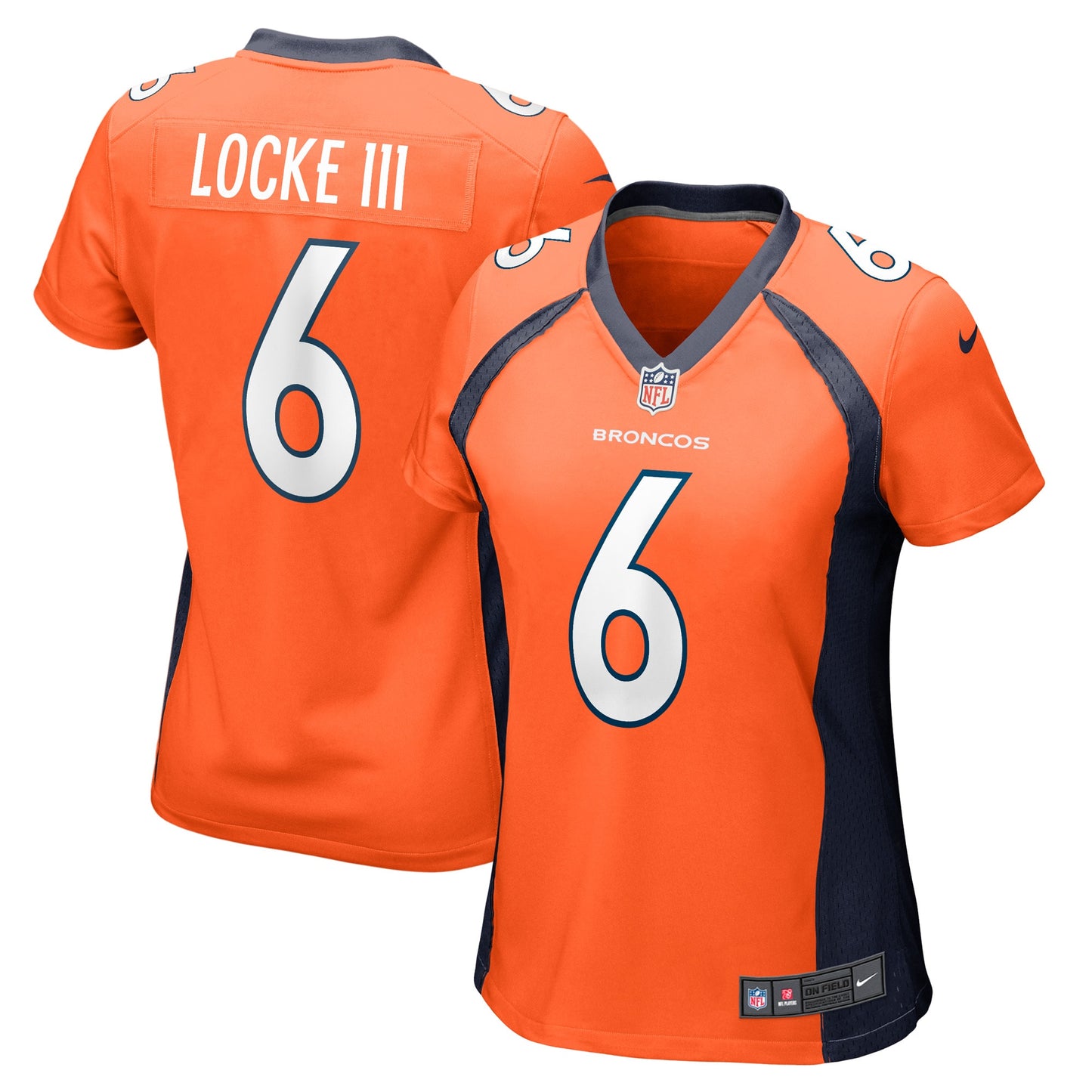 P.J. Locke Denver Broncos Nike Women's Game Player Jersey - Orange