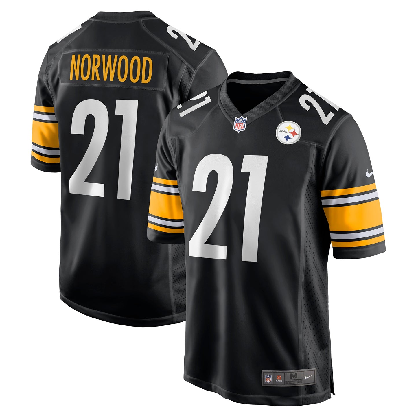Tre Norwood Pittsburgh Steelers Nike Game Jersey - Black