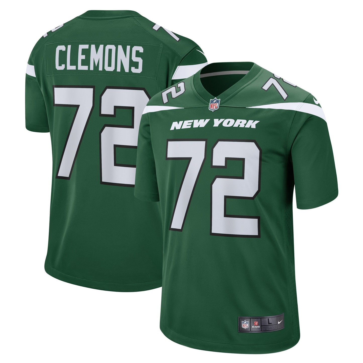 Micheal Clemons New York Jets Nike Game Player Jersey - Gotham Green