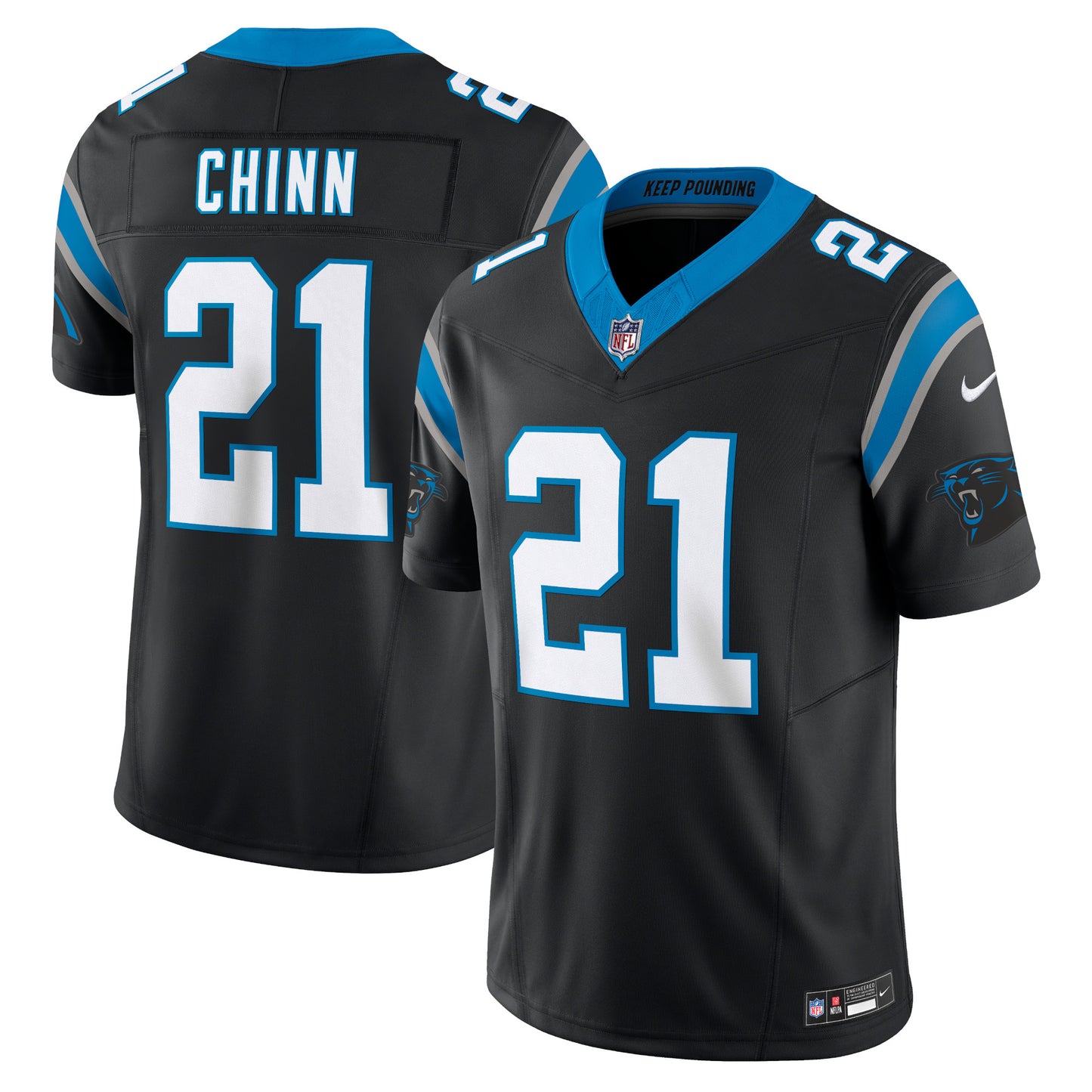 Jeremy Chinn Carolina Panthers Nike Vapor F.U.S.E. Limited Jersey - Black