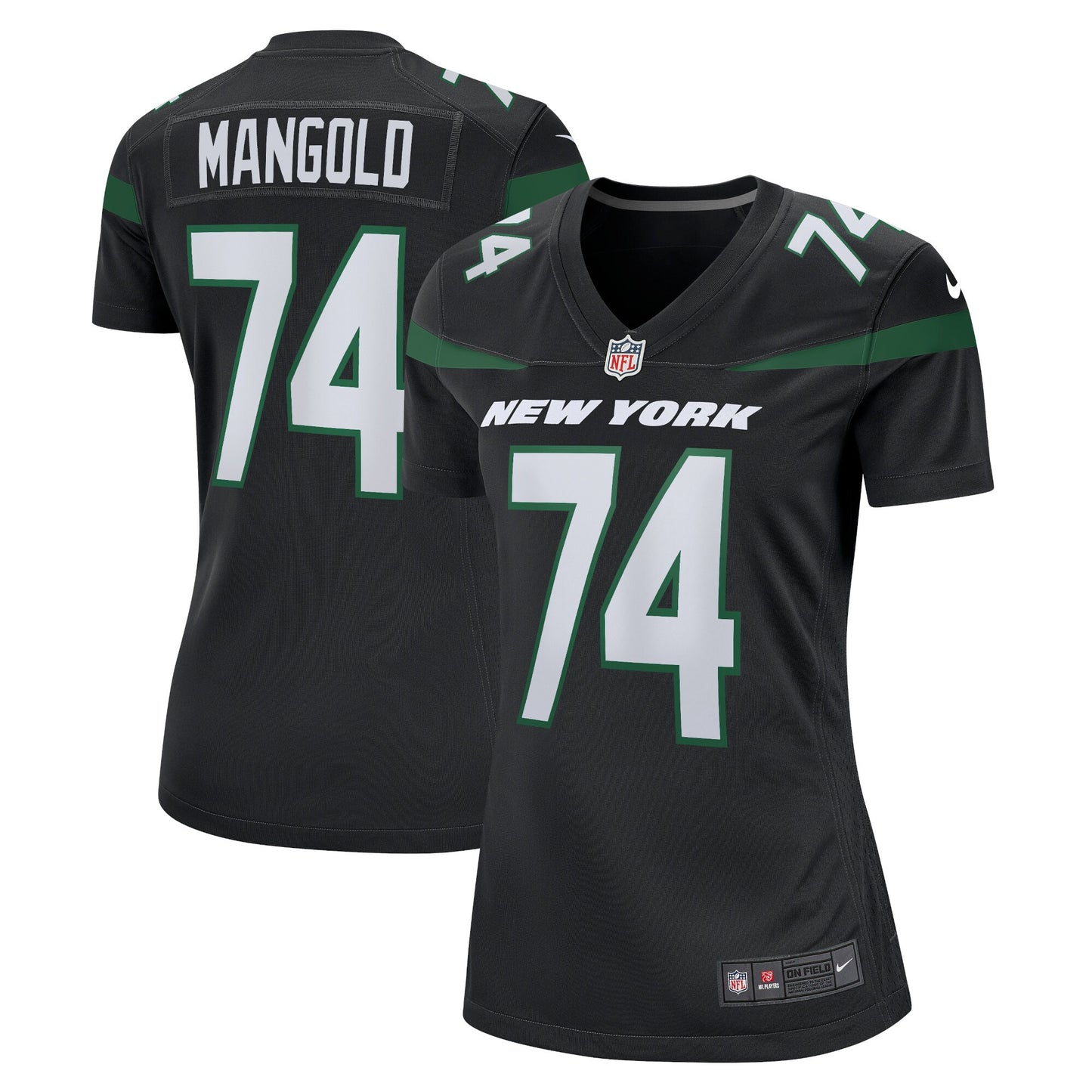 Nick Mangold New York Jets Nike Women's Retired Player Jersey - Black