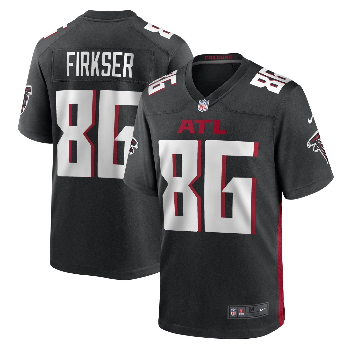 Men's Nike Anthony Firkser Black Atlanta Falcons Game Player Jersey