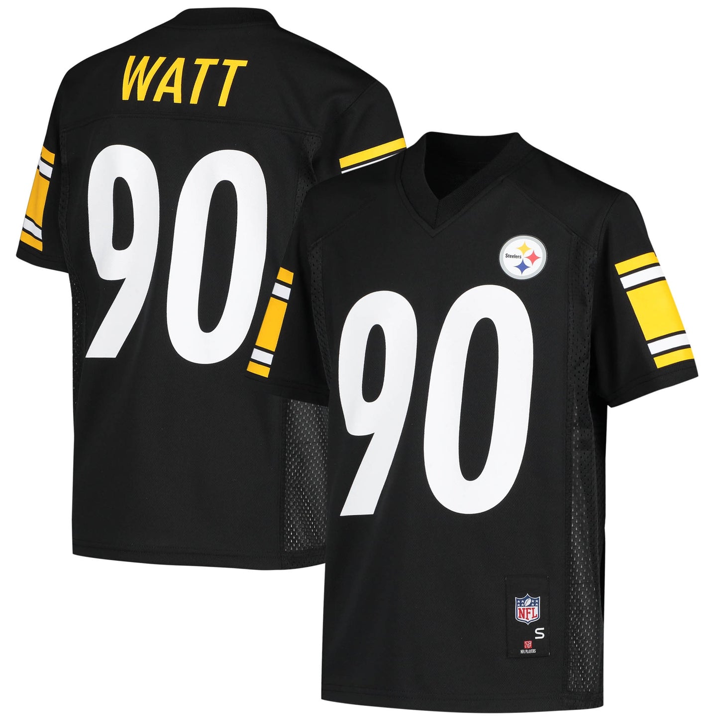 T.J. Watt Pittsburgh Steelers Youth Replica Player Jersey - Black