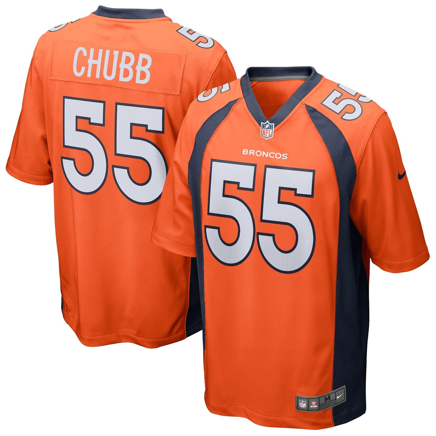 Bradley Chubb Denver Broncos Nike Game Jersey - Orange