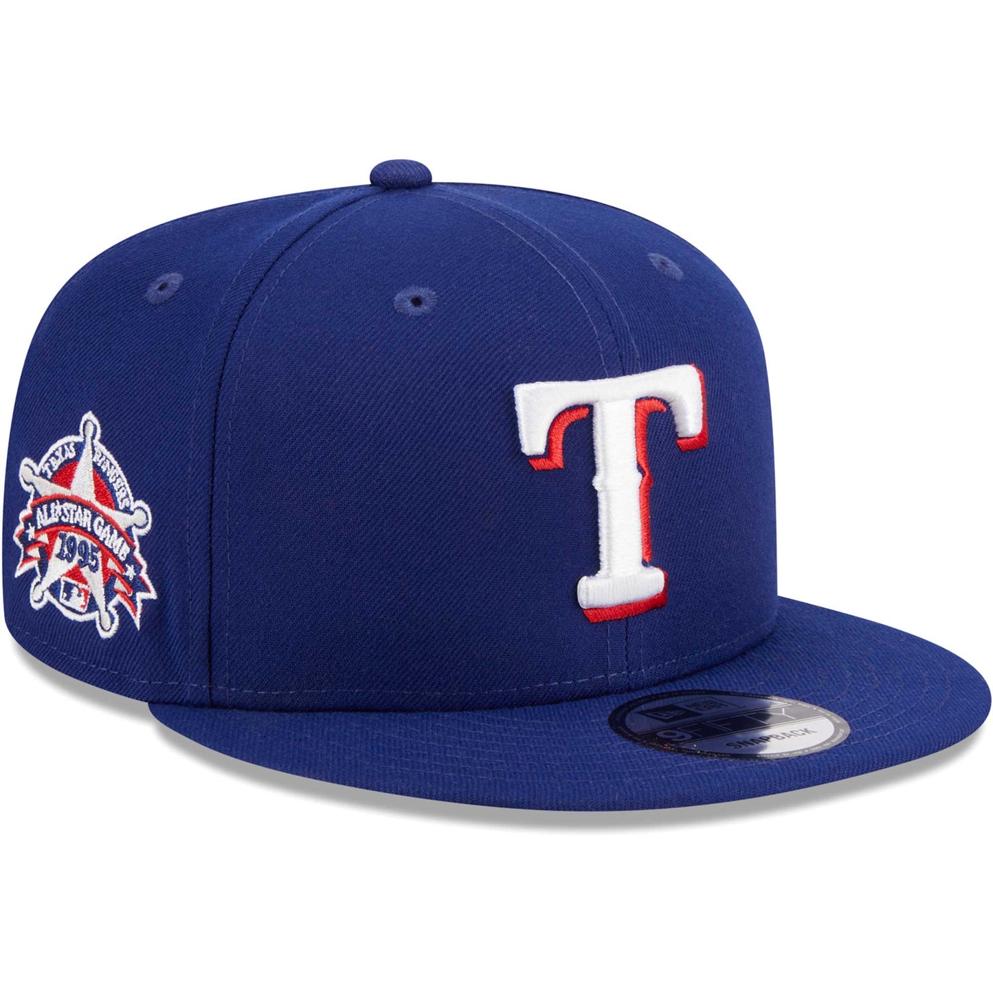 Texas Rangers New Era 1995 MLB All-Star Game Side Patch 9FIFTY Snapback Hat - Royal