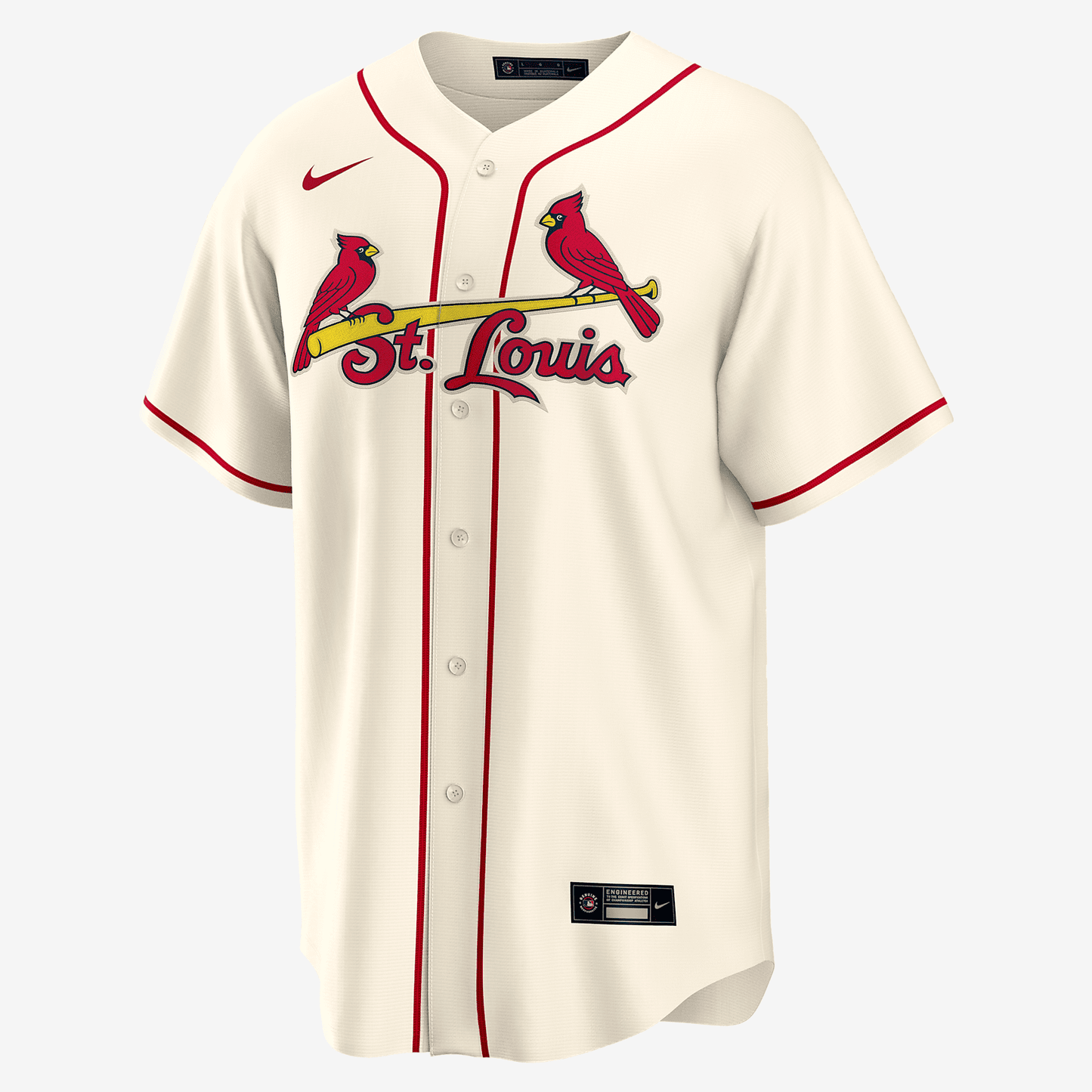 MLB St. Louis Cardinals (Nolan Arenado) Men's Replica Baseball Jersey - Cream