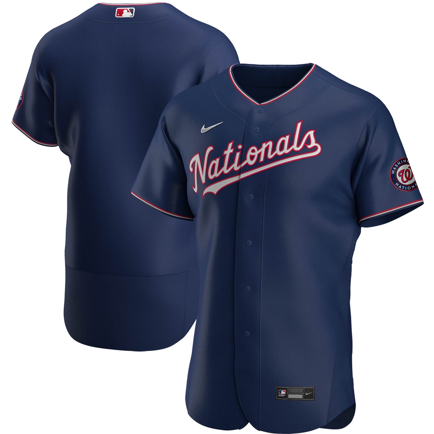 Washington Nationals Nike Alternate Authentic Team Jersey - Navy