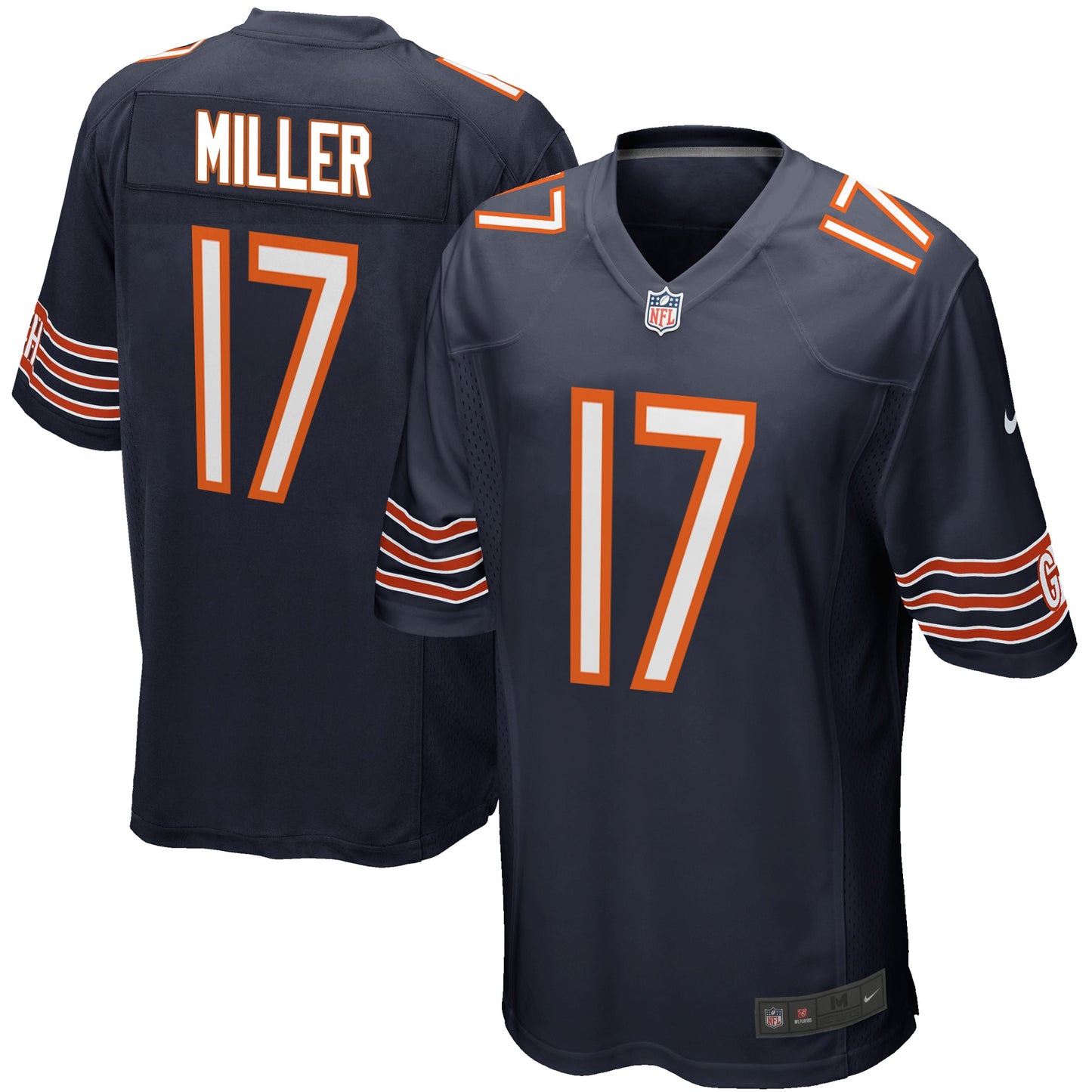 Anthony Miller Chicago Bears Nike Game Player Jersey - Navy