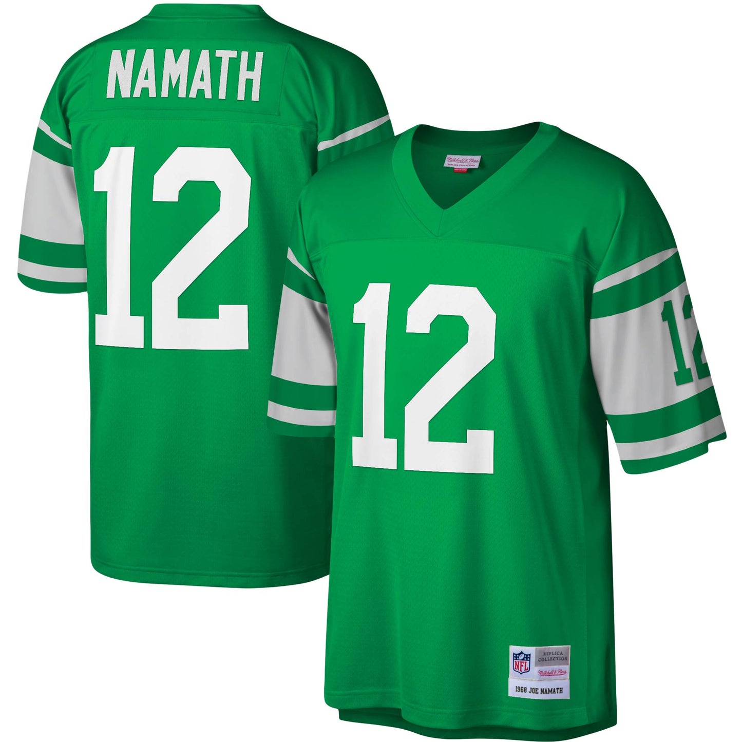 Joe Namath New York Jets Mitchell & Ness Legacy Replica Jersey - Kelly Green