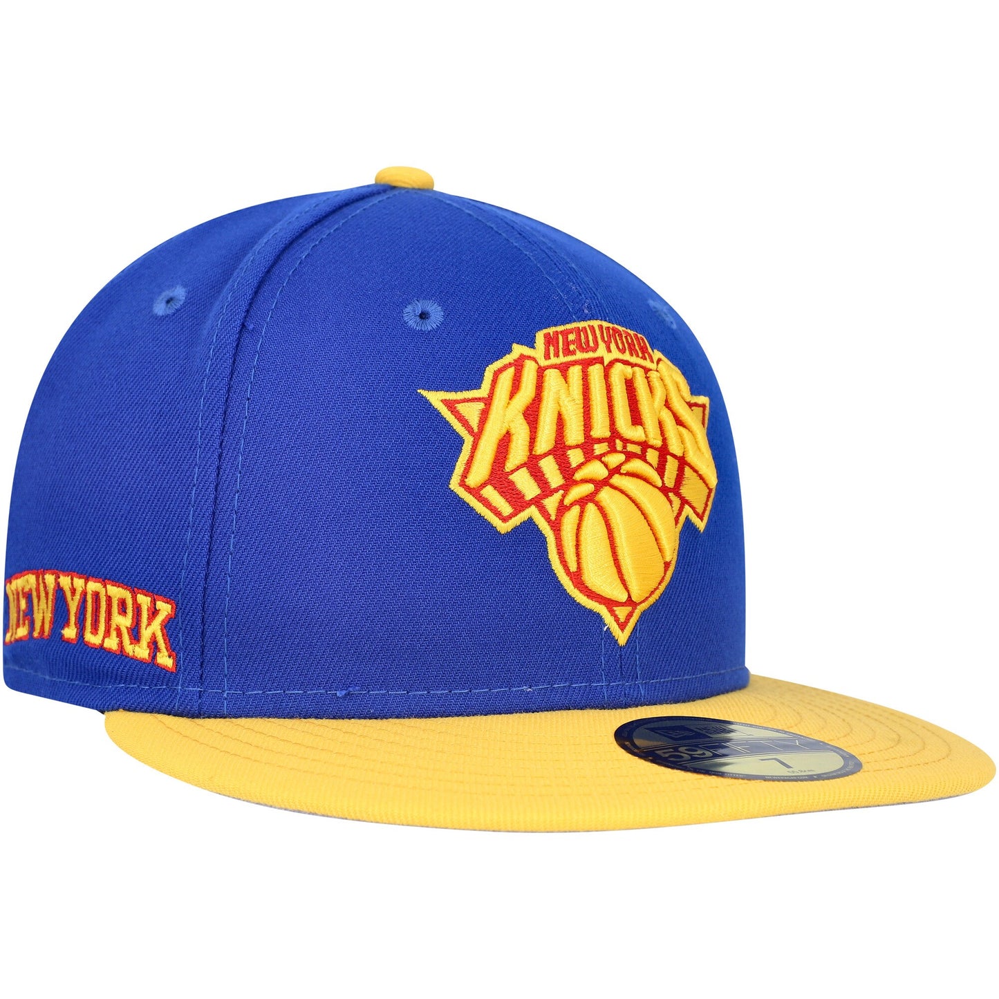 New York Knicks New Era Side Patch 59FIFTY Fitted Hat - Blue