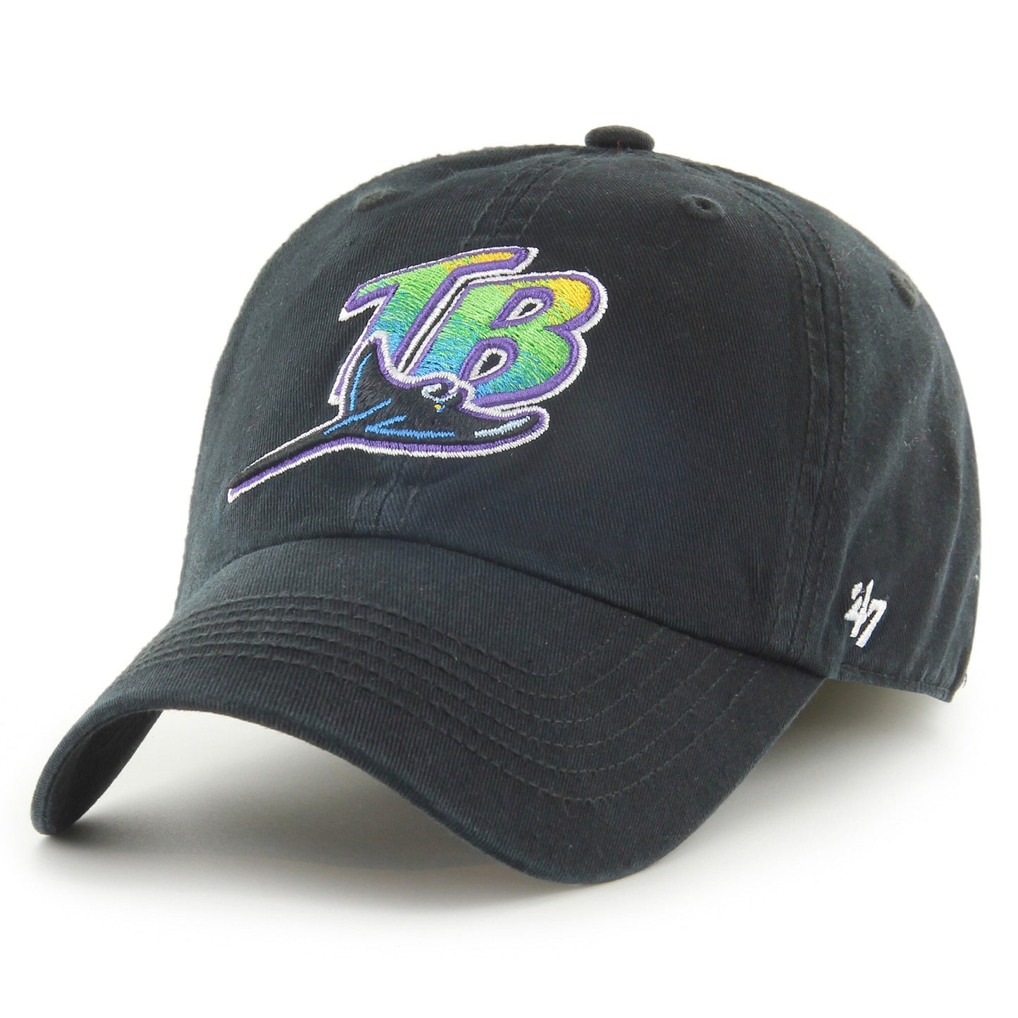 Tampa Bay Rays '47 Cooperstown Collection Franchise Fitted Hat - Black
