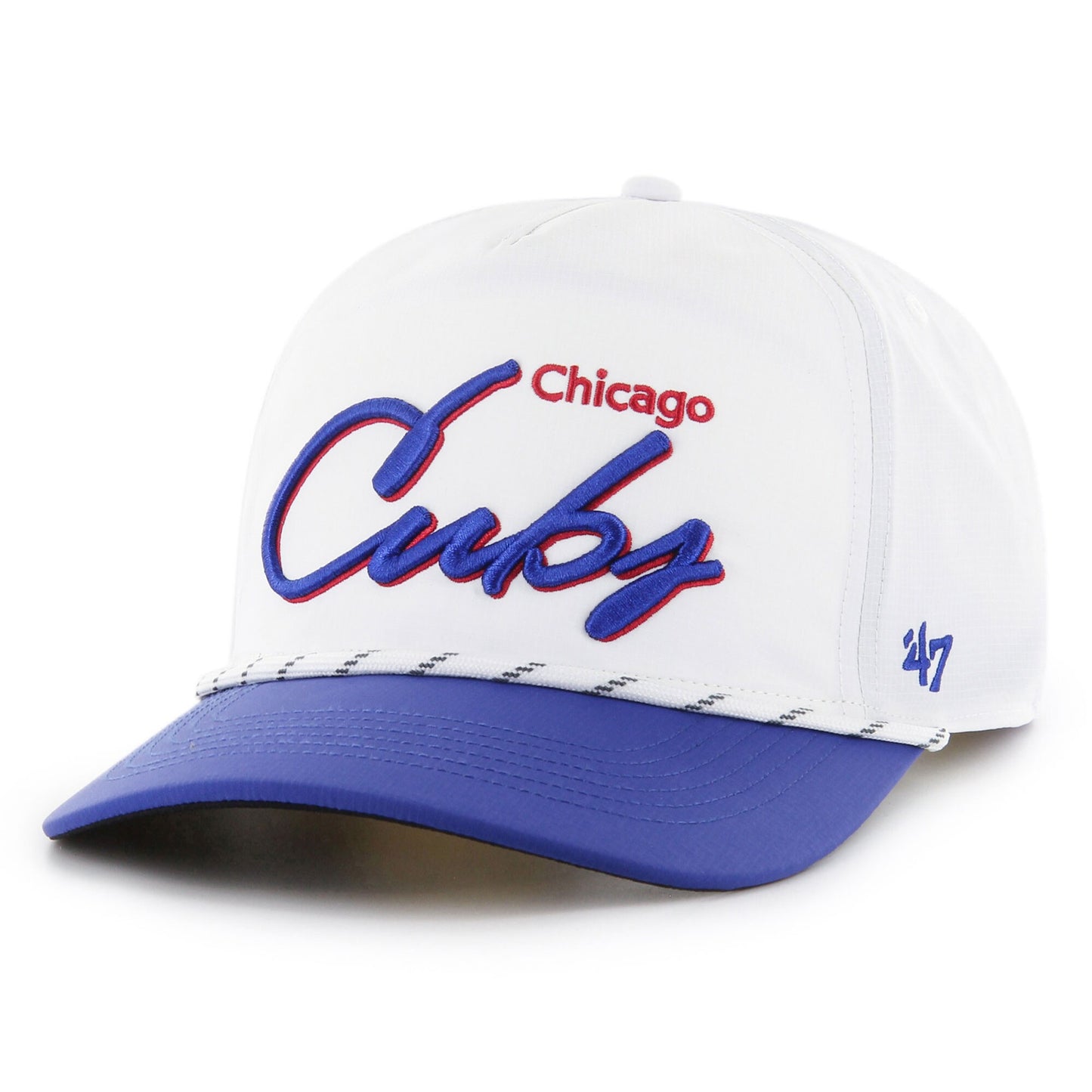 Chicago Cubs '47 Chamberlain Hitch Adjustable Hat - White