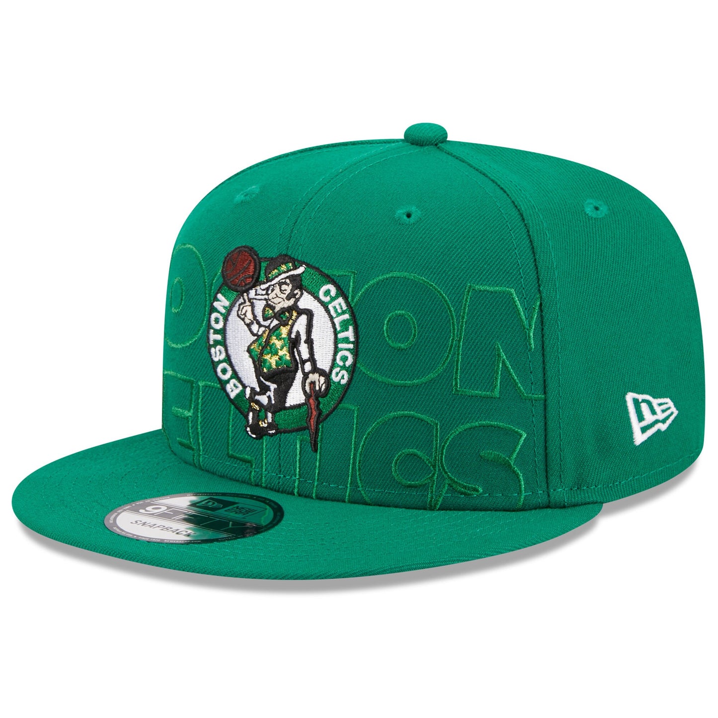 Boston Celtics New Era 2023 NBA Draft 9FIFTY Snapback Hat - Kelly Green