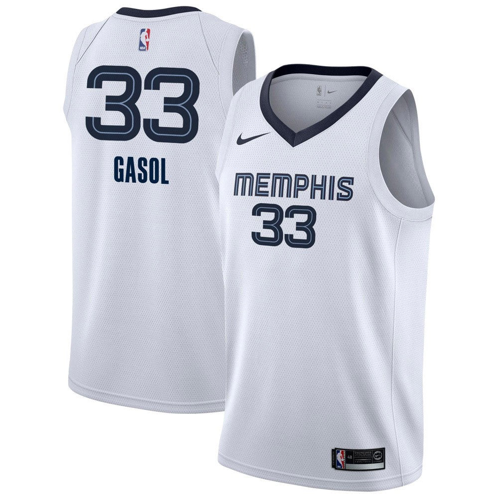 Men's Memphis Grizzlies Marc Gasol Association Jersey - White