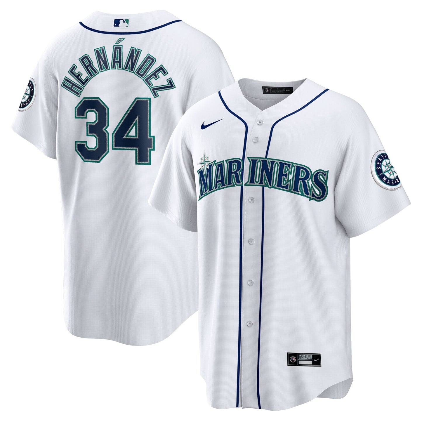 Felix Hernandez Seattle Mariners Nike 2023 Hall of Fame Home Replica Player Jersey - White