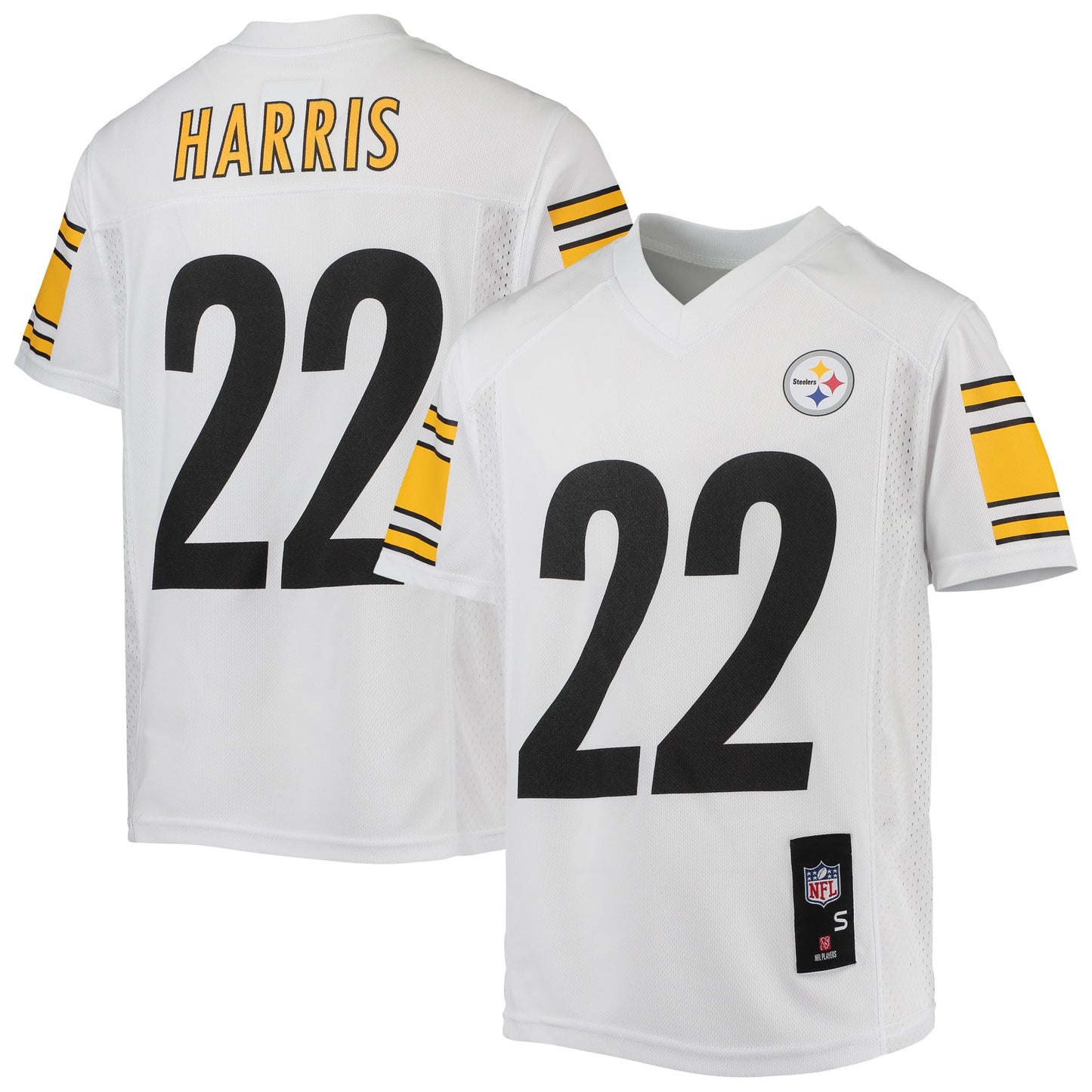 Najee Harris Pittsburgh Steelers Youth Replica Player Jersey - White