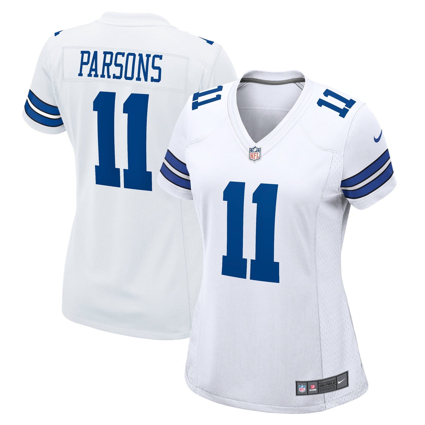 Women's Nike Micah Parsons White Dallas Cowboys Game Player Jersey