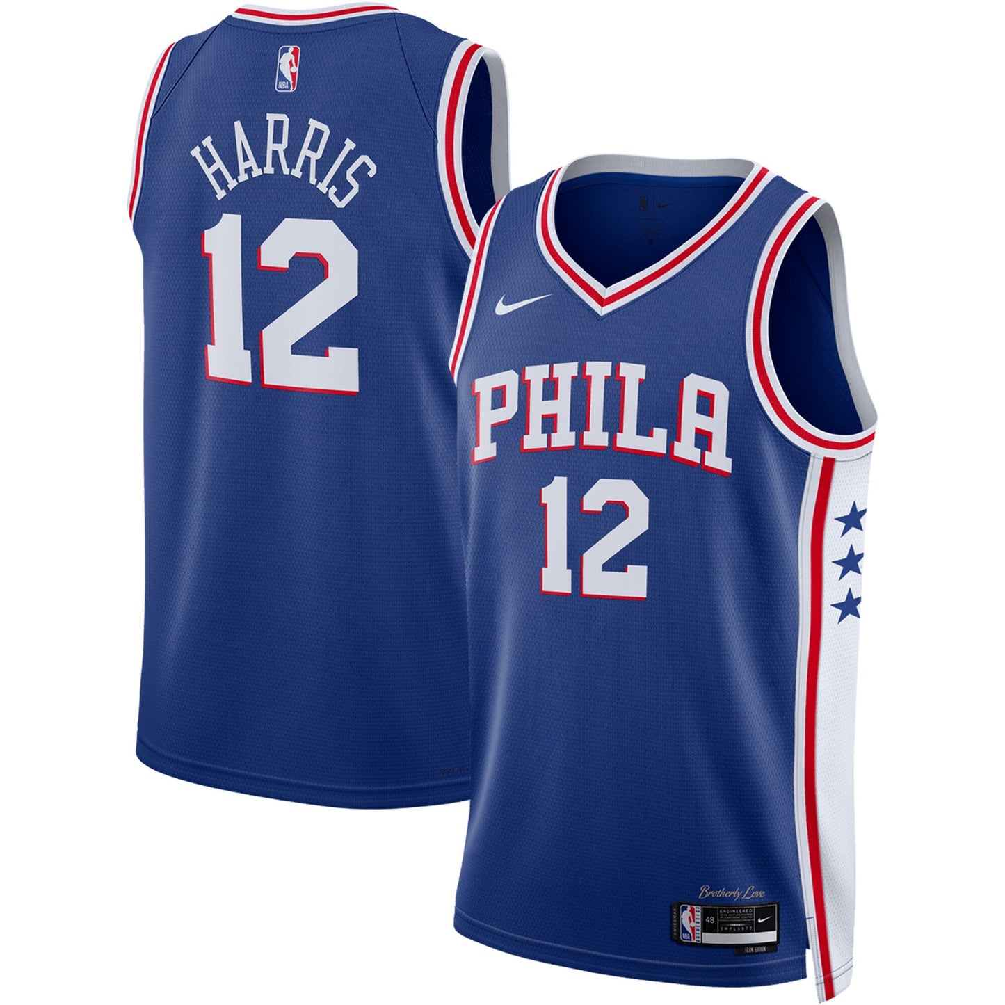 Tobias Harris Philadelphia 76ers Nike Unisex Swingman Jersey - Association Edition - Royal