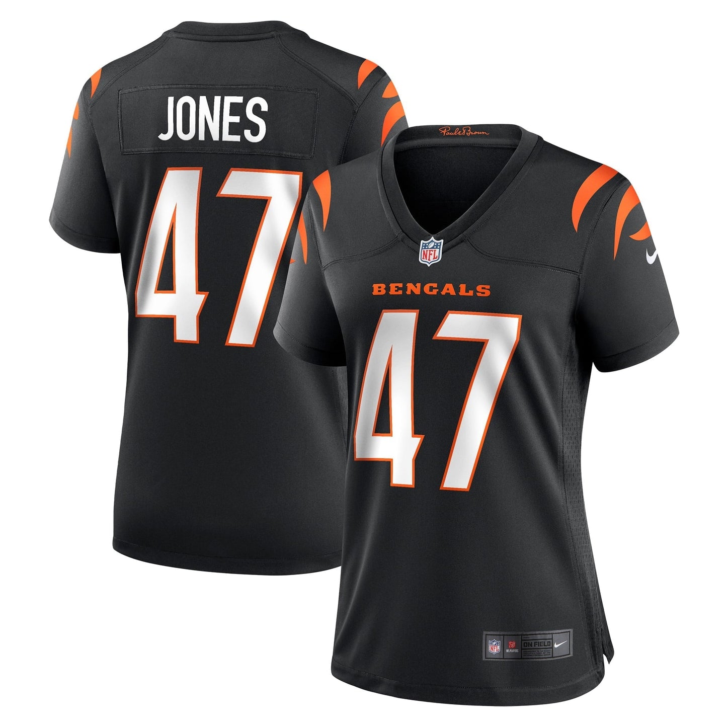 Women's Nike Keandre Jones Black Cincinnati Bengals Game Jersey