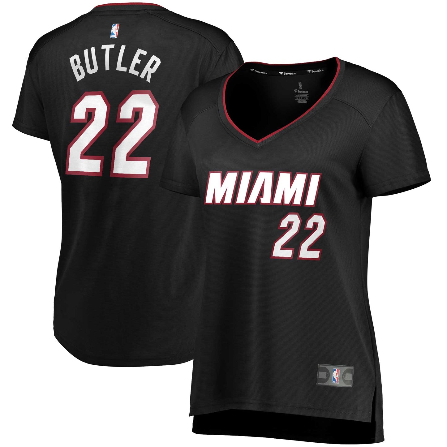 Jimmy Butler Miami Heat Fanatics Branded Women's Fast Break Replica Player Jersey - Black - Icon Edition