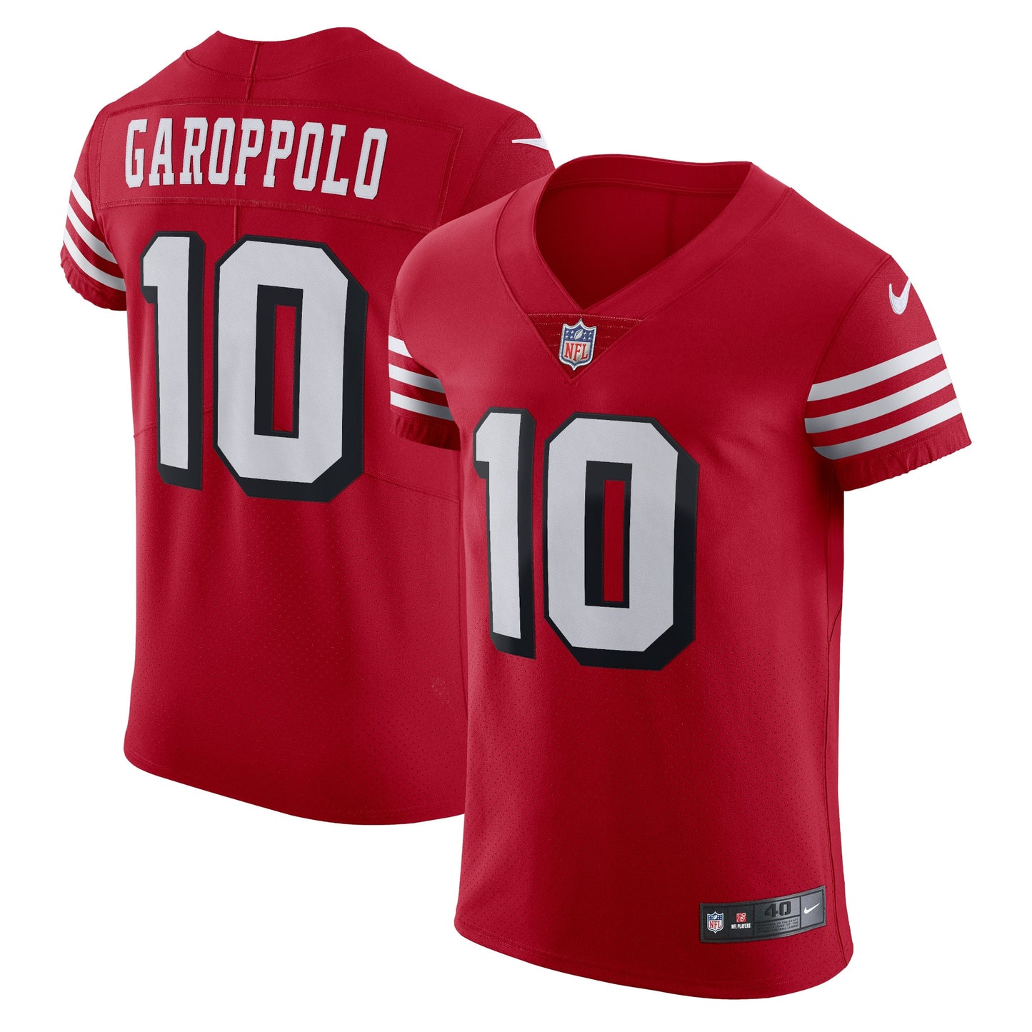 Jimmy Garoppolo San Francisco 49ers Nike Alternate Vapor Elite Jersey - Scarlet