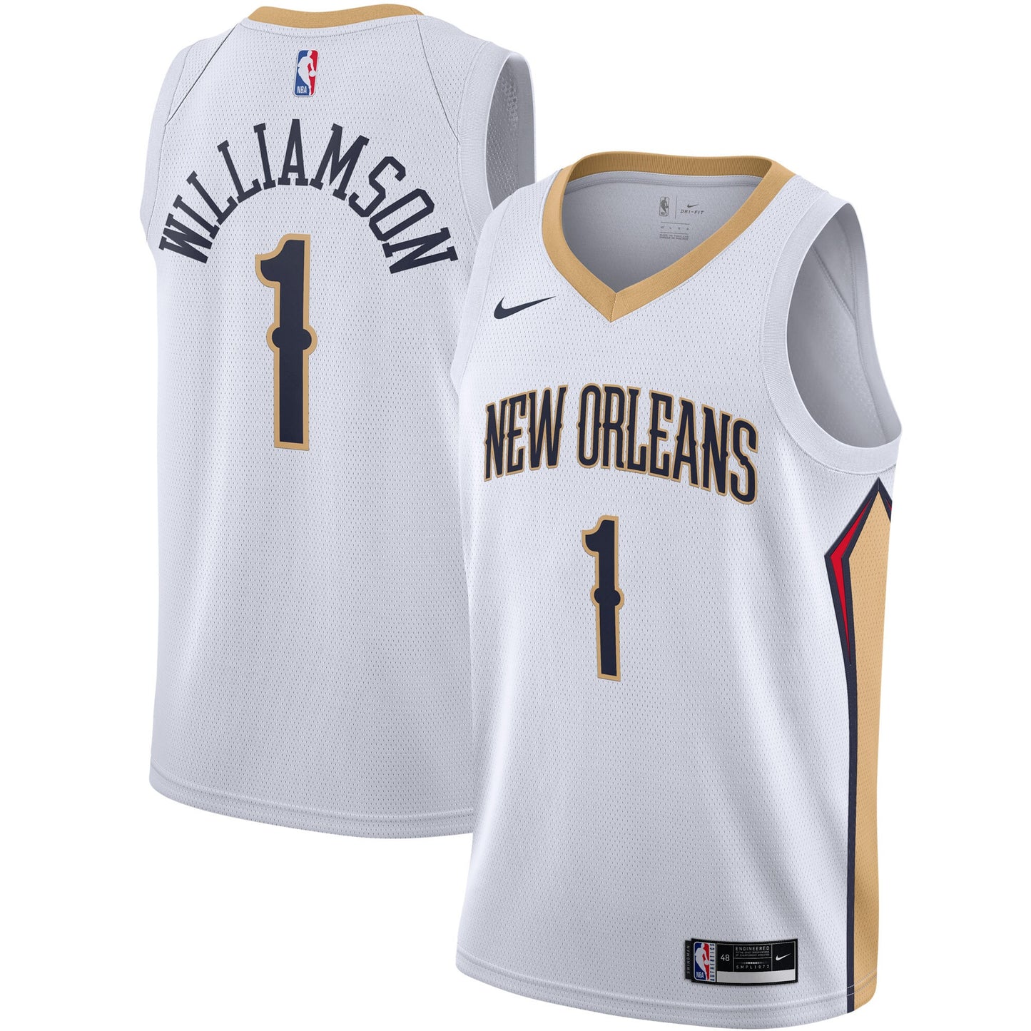 Zion Williamson New Orleans Pelicans Nike Swingman Jersey - White - Association Edition