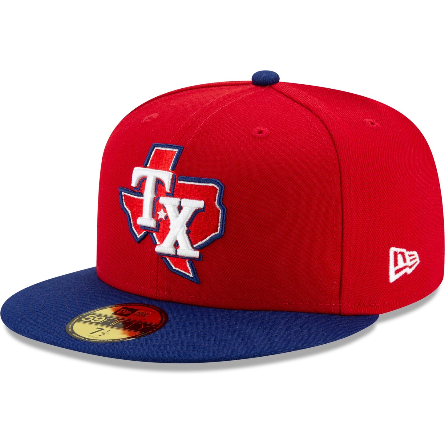 Texas Rangers New Era 2020 Alternate 3 Authentic Collection On Field 59FIFTY Fitted Hat - Red/Royal