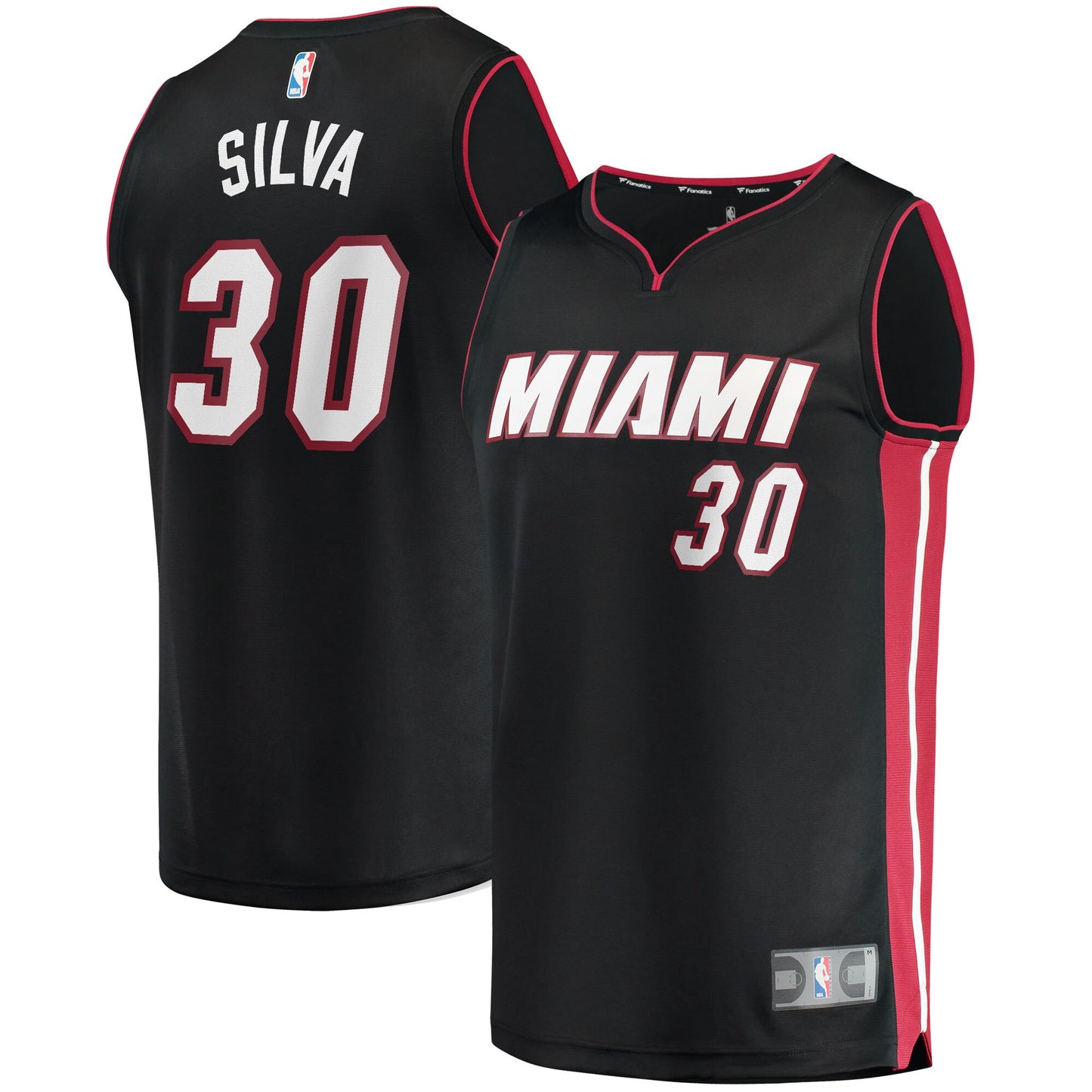 Chris Silva Miami Heat Fanatics Branded 2021/22 Fast Break Replica Jersey - Icon Edition - Black