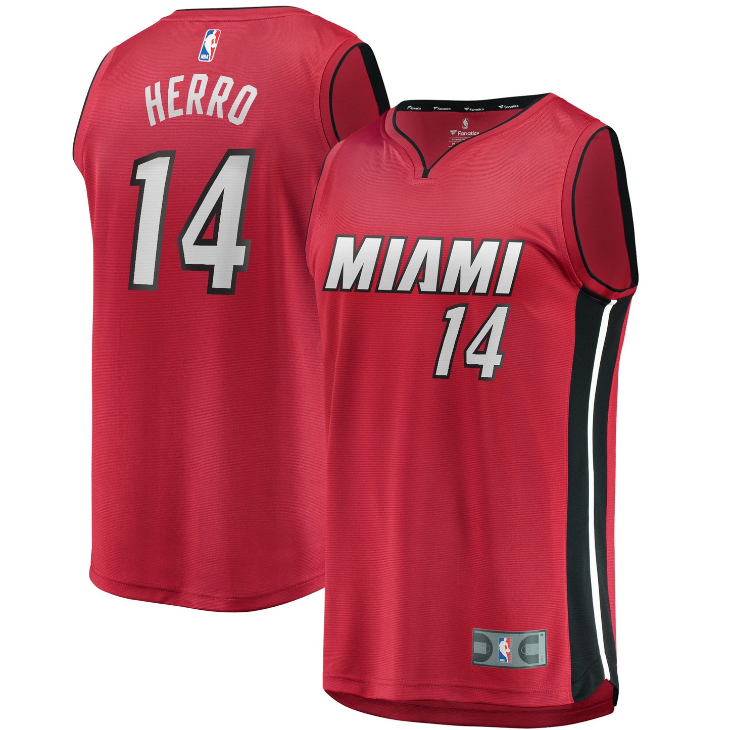 Tyler Herro Miami Heat Fanatics Branded 2020/21 Fast Break Replica Jersey - Statement Edition - Red