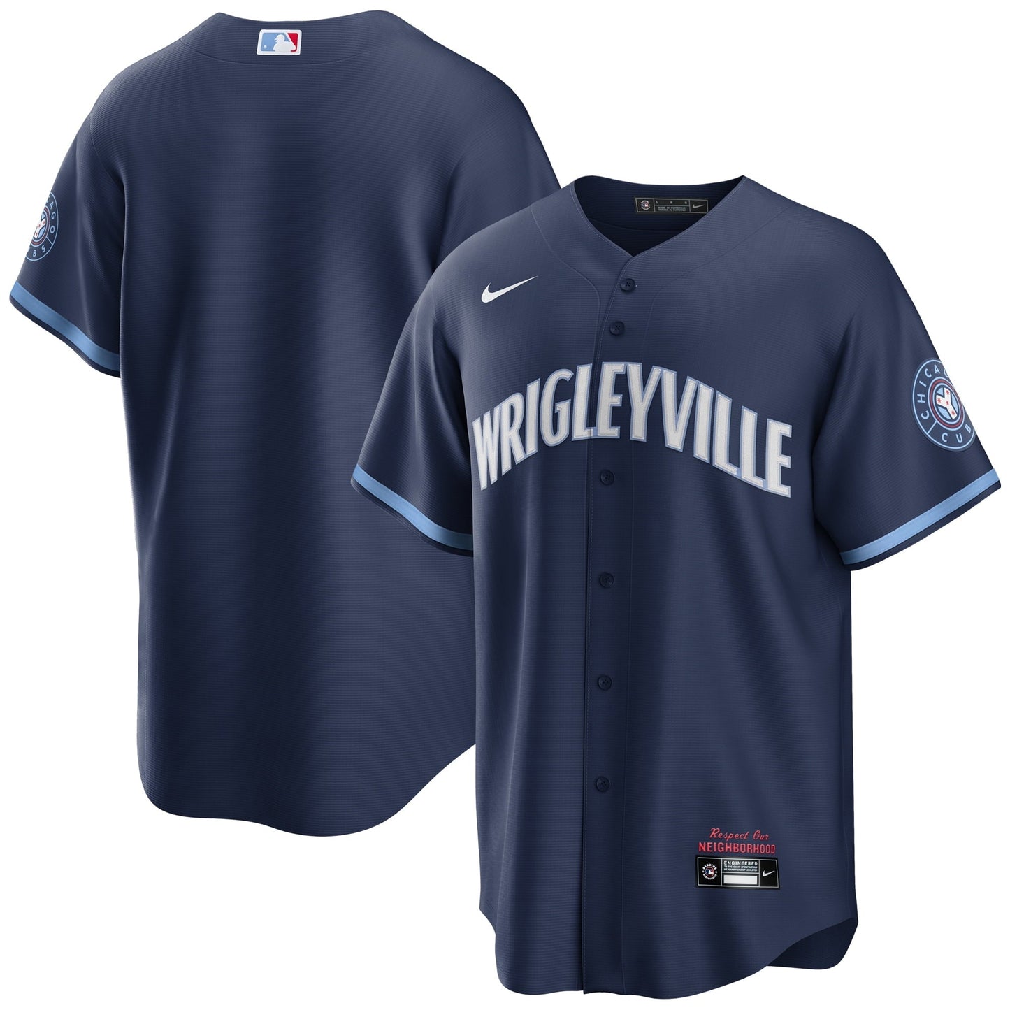 Men's Nike Navy Chicago Cubs City Connect Replica Jersey