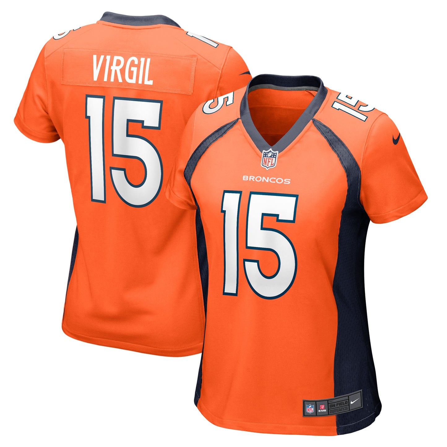 Jalen Virgil Denver Broncos Nike Women's Game Player Jersey - Orange