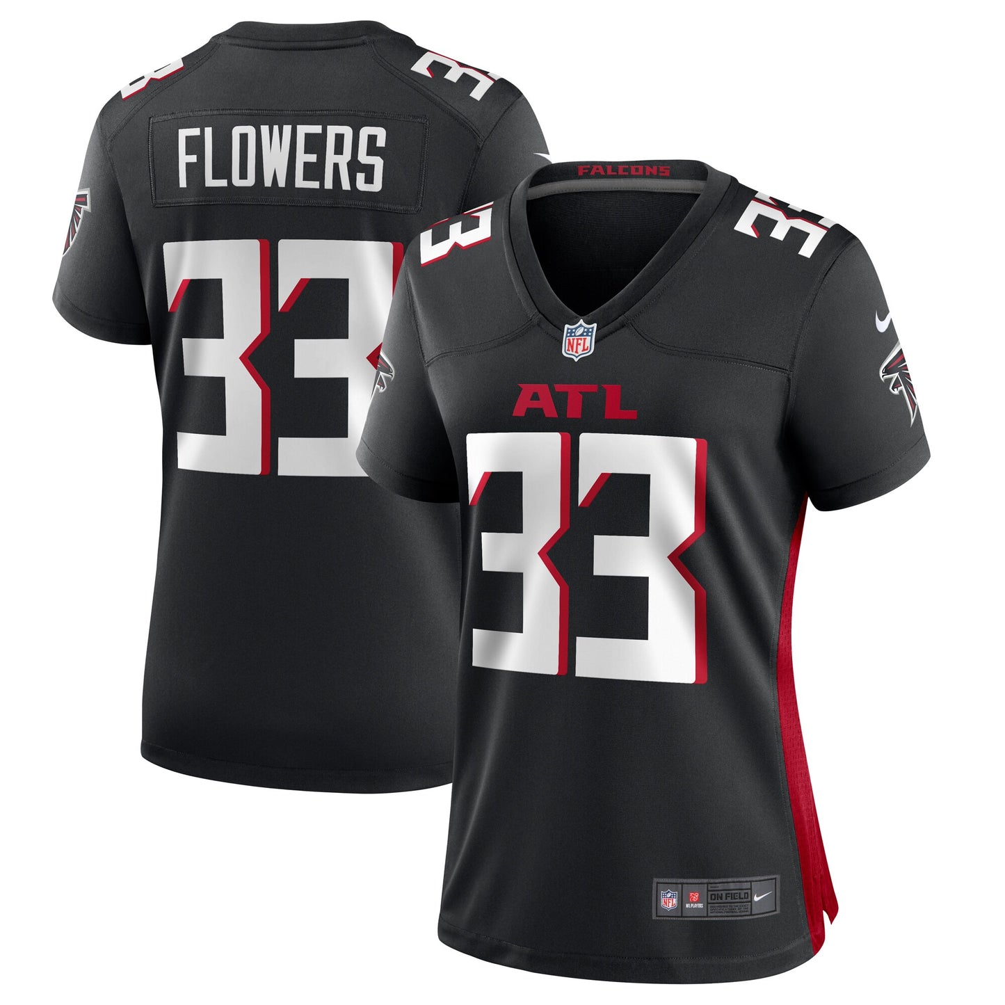 Tre Flowers Atlanta Falcons Nike Women's Team Game Jersey - Black