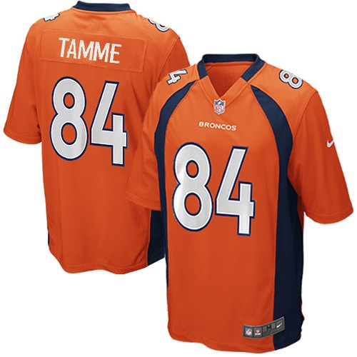 Jacob Tamme Denver Broncos Nike Youth Team Color Game Jersey - Orange