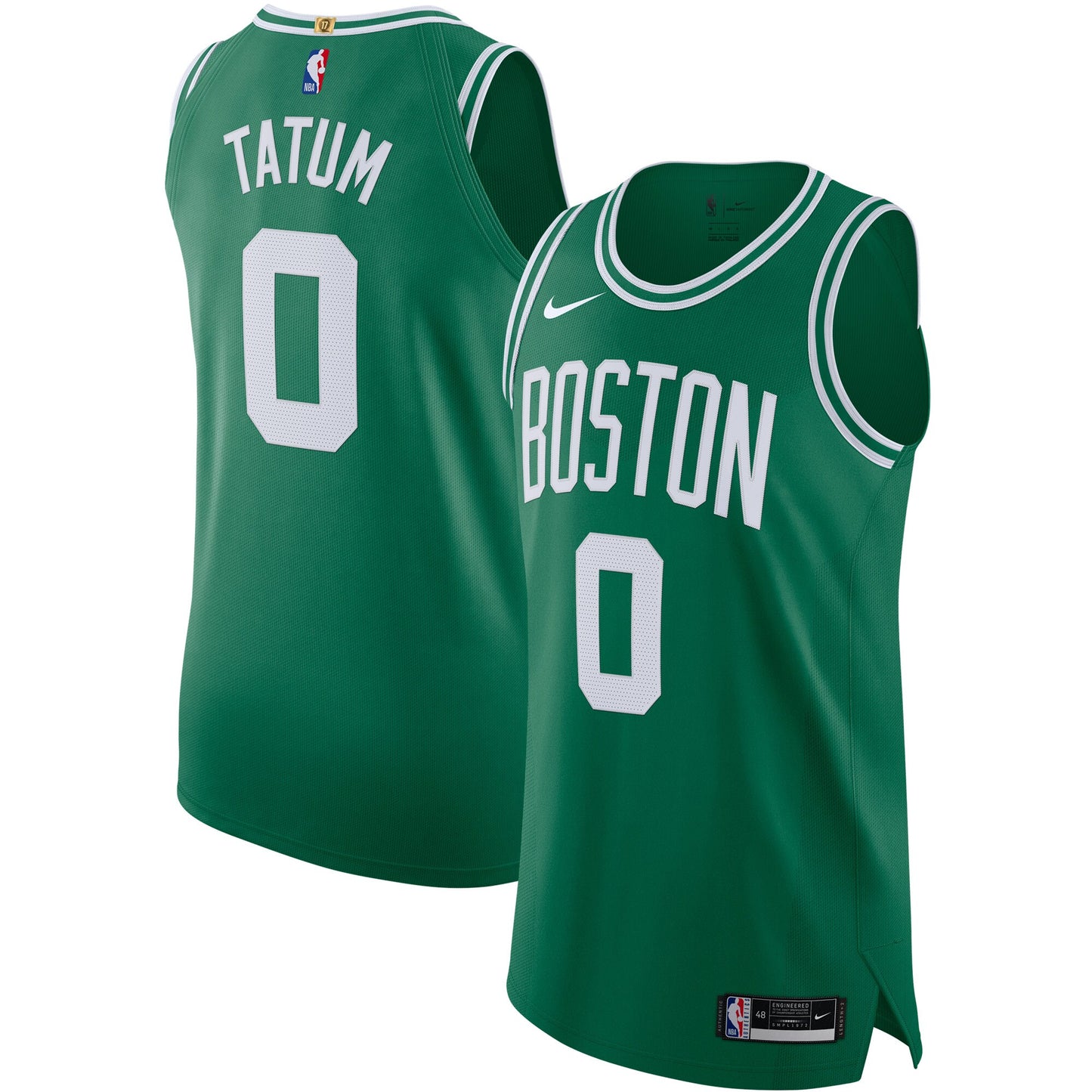 Jayson Tatum Boston Celtics Nike Authentic Jersey - Icon Edition - Kelly Green