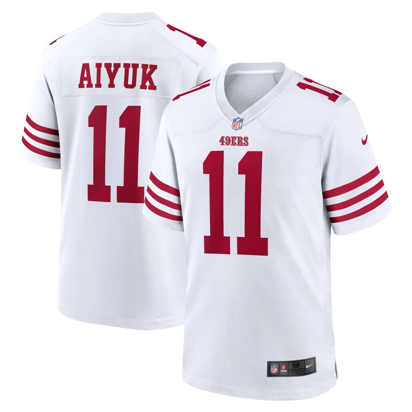 Brandon Aiyuk San Francisco 49ers Nike Player Game Jersey - White