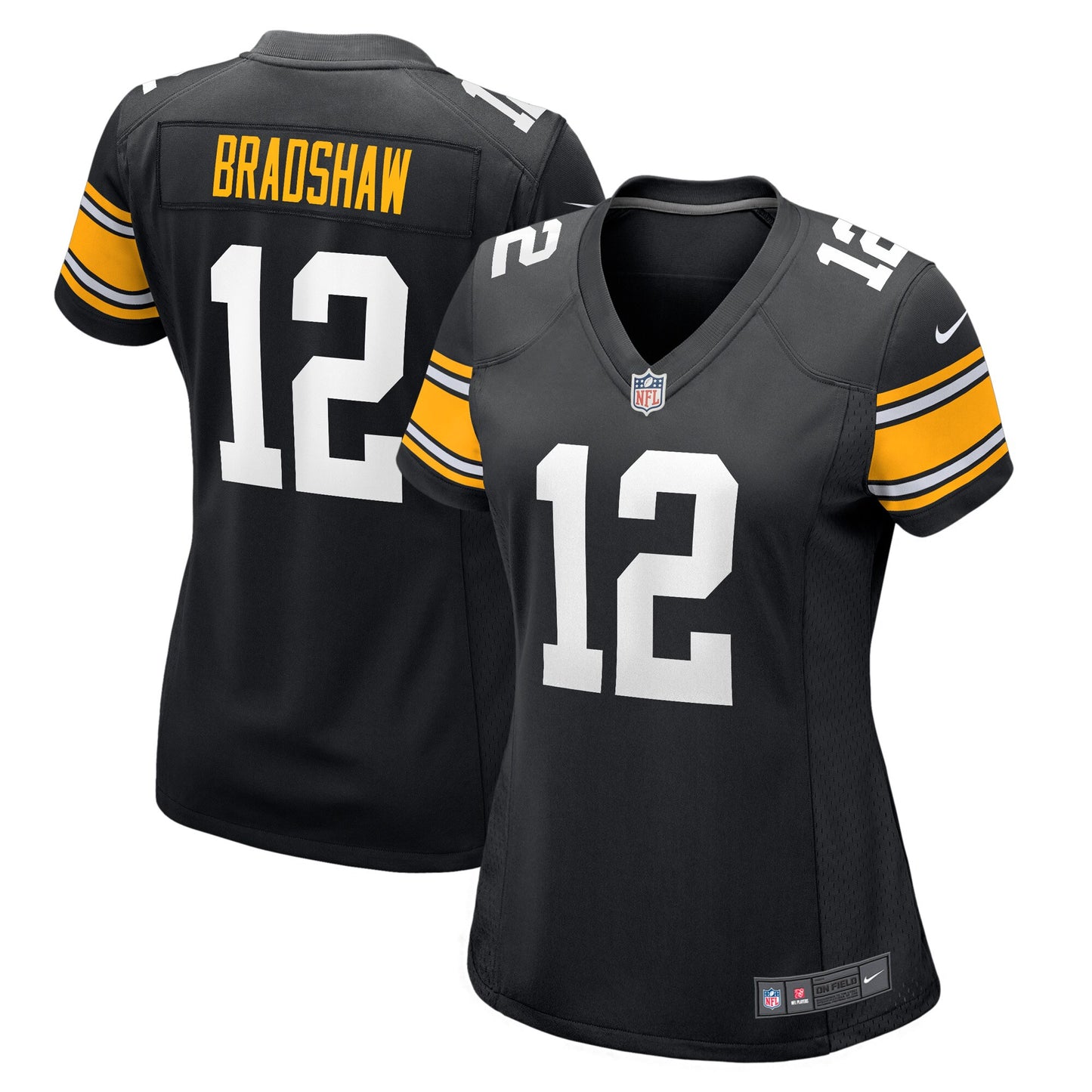 Terry Bradshaw Pittsburgh Steelers Nike Women's Retired Player Jersey - Black