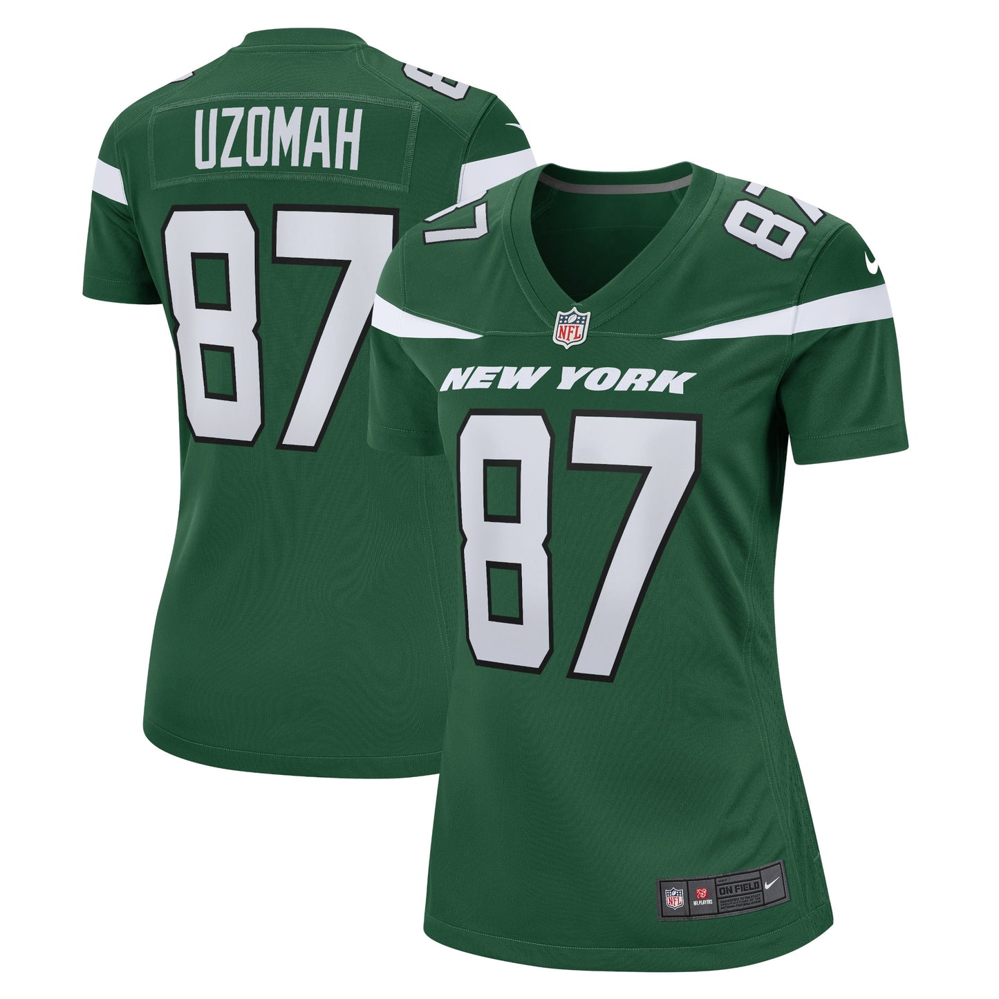 C.J. Uzomah New York Jets Nike Women's Player Game Jersey - Gotham Green