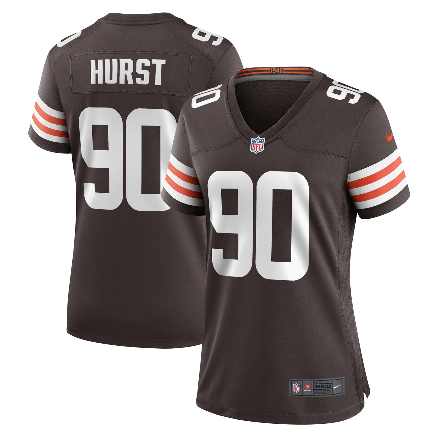 Maurice Hurst Cleveland Browns Nike Women's Nike Women's All Player Jersey - Brown