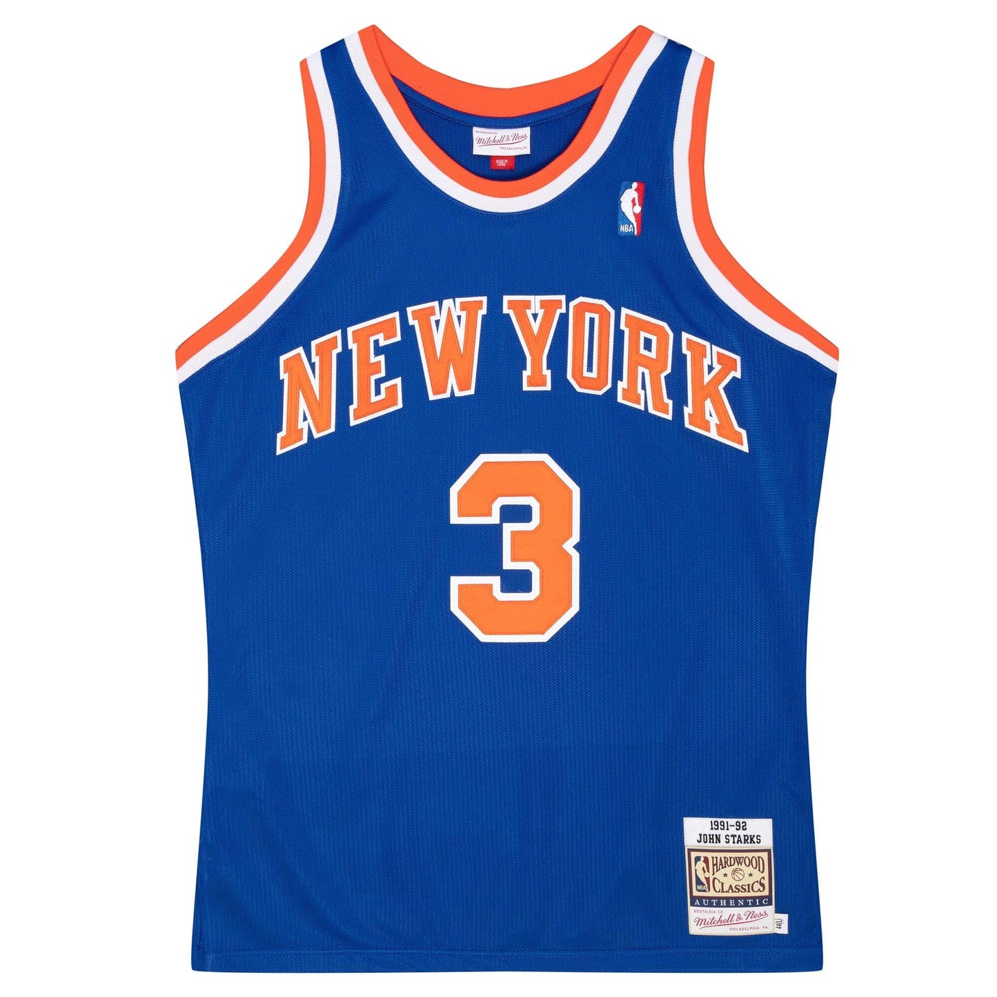 Authentic John Starks New York Knicks 1991-92 Jersey