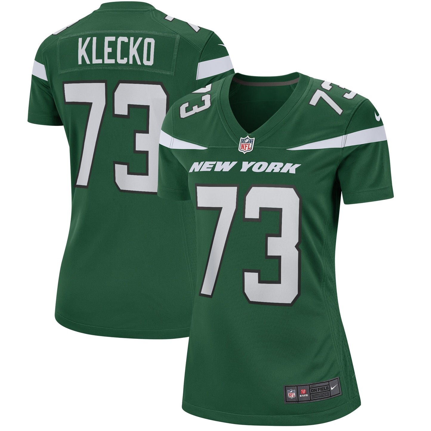 Joe Klecko New York Jets Nike Women's Game Retired Player Jersey - Gotham Green