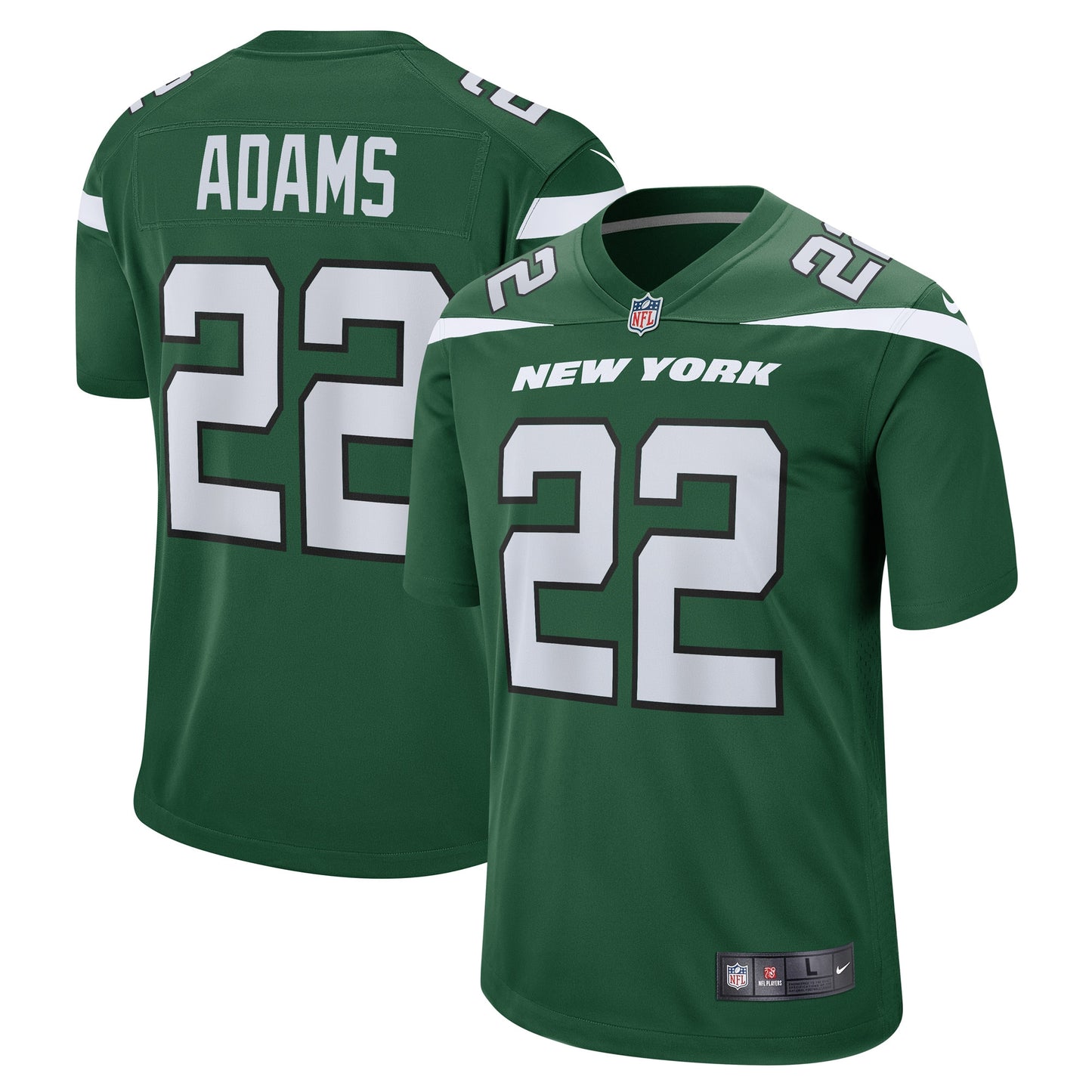 Tony Adams New York Jets Nike Women's Game Player Jersey - Gotham Green
