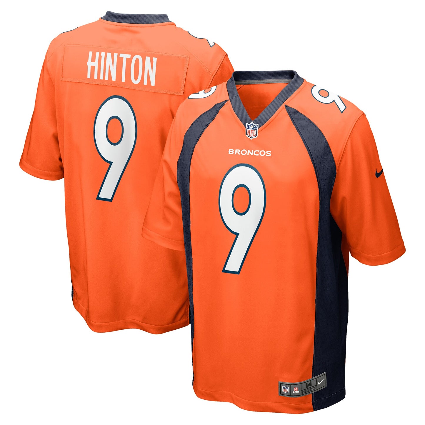 Kendall Hinton Denver Broncos Nike Game Player Jersey - Orange