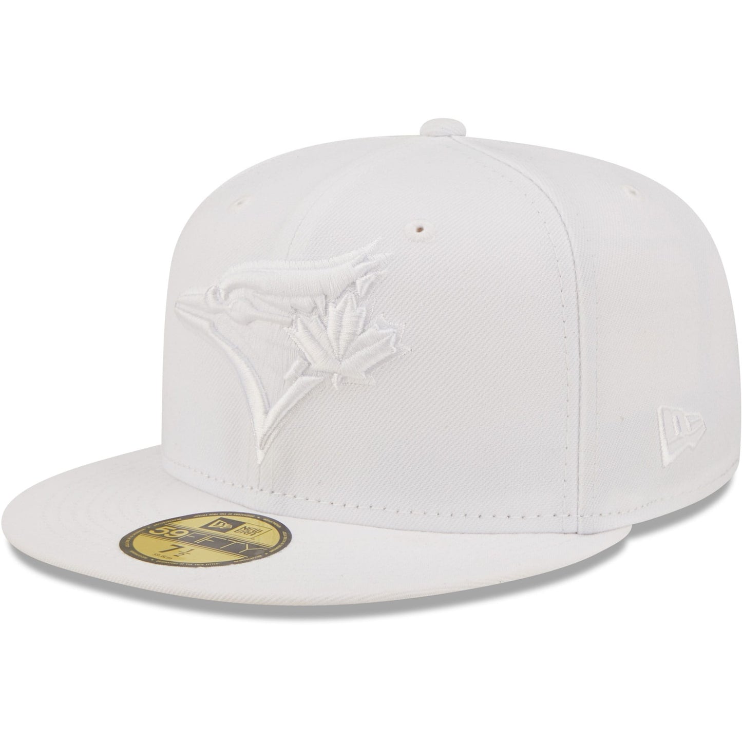 Toronto Blue Jays New Era White on White 59FIFTY Fitted Hat