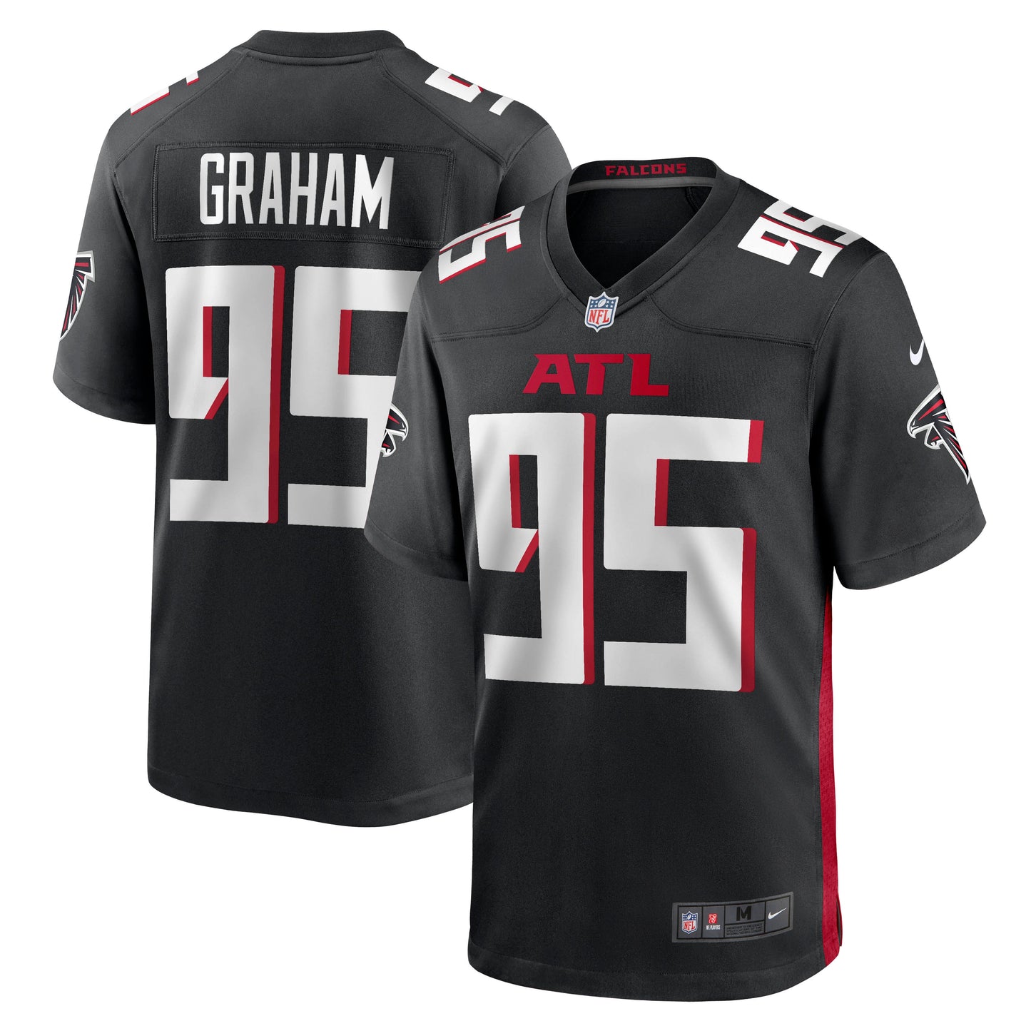 Ta'Quon Graham Atlanta Falcons Nike Game Jersey - Black