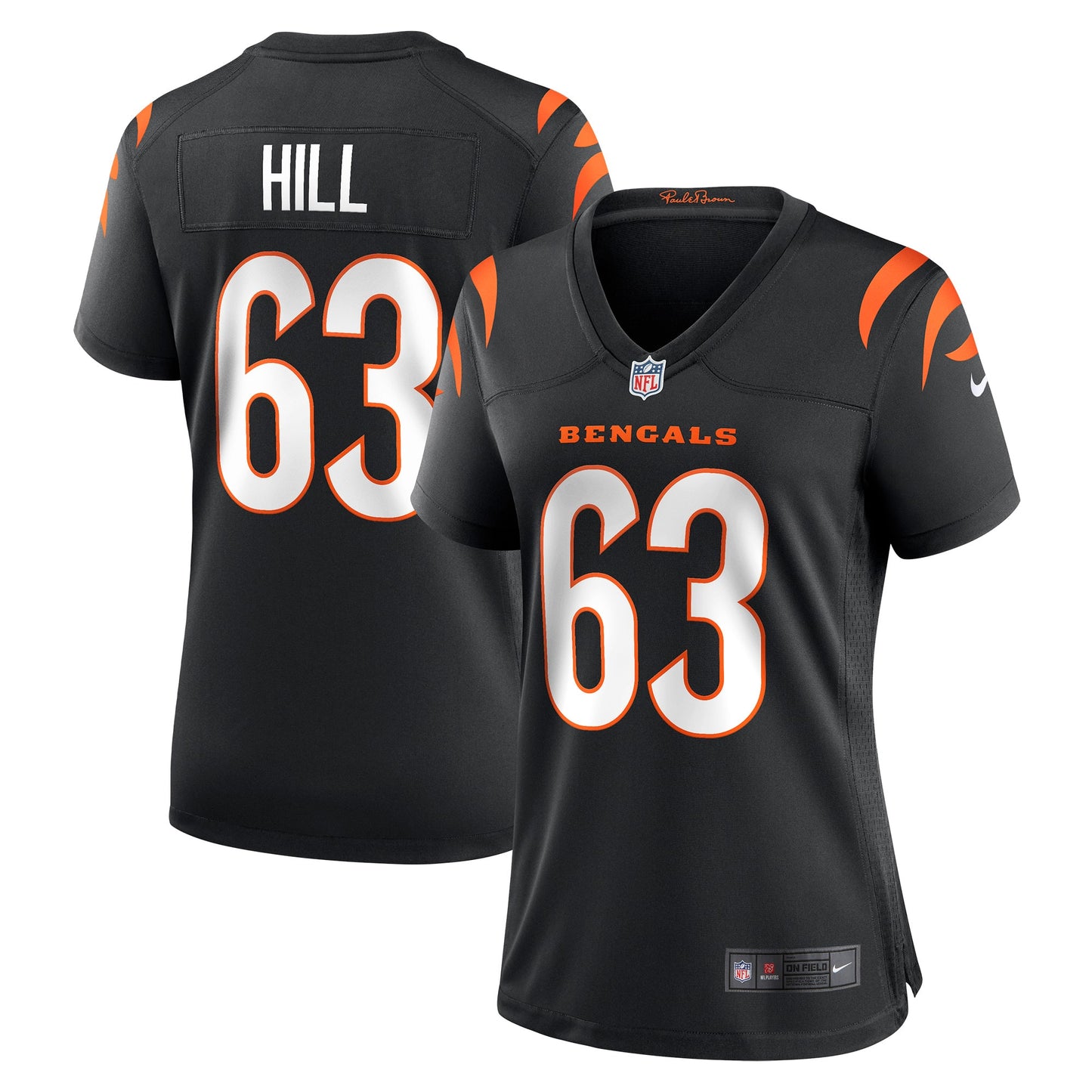 Trey Hill Cincinnati Bengals Nike Women's Game Jersey - Black