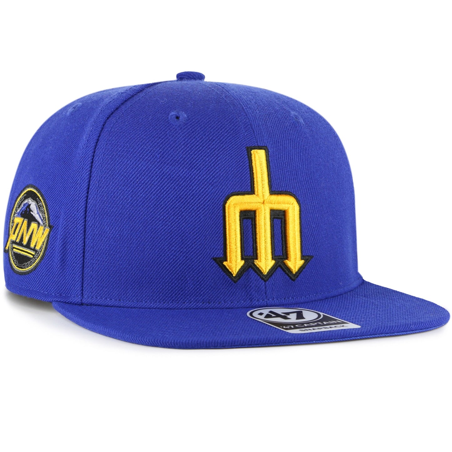 Seattle Mariners '47 2023 City Connect Captain Snapback Adjustable Hat - Royal