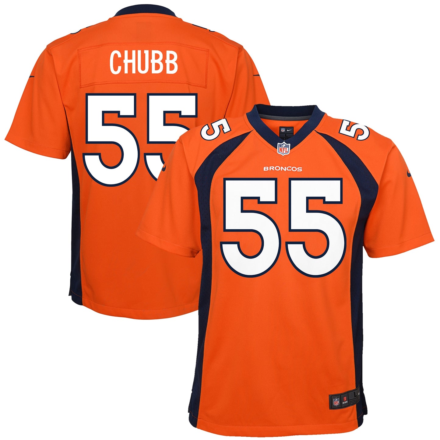 Bradley Chubb Denver Broncos Nike Youth Game Jersey - Orange